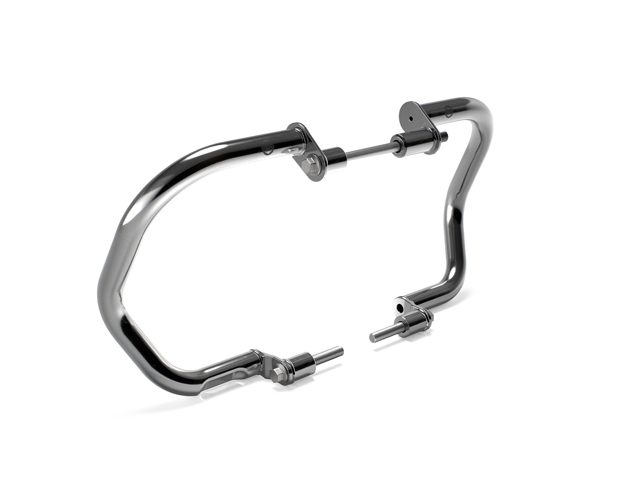 Compact Engine Guards - Silver - Bear / Interceptor / GT 650