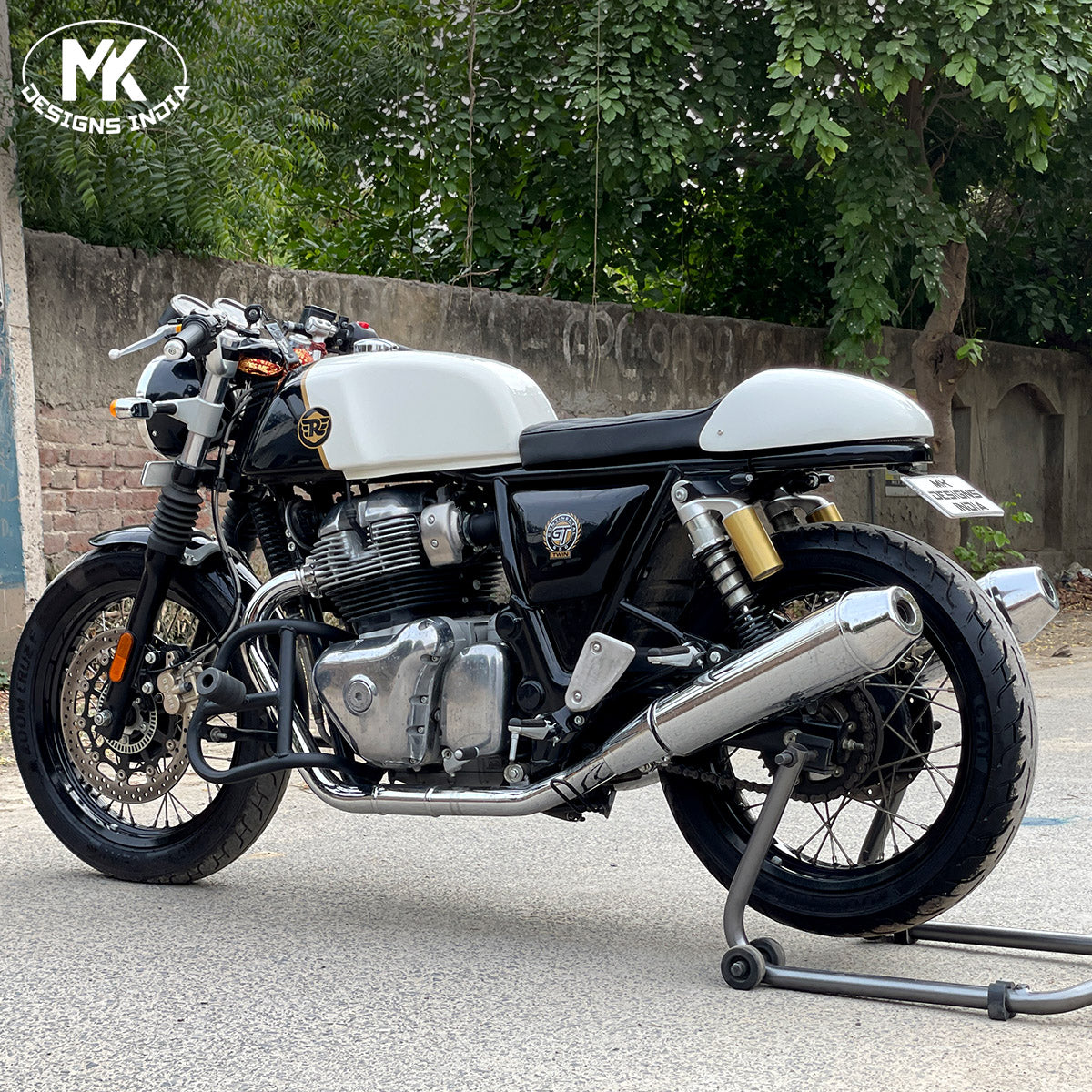 MK Designs Caferacer Seat and Cowl - Interceptor / GT 650