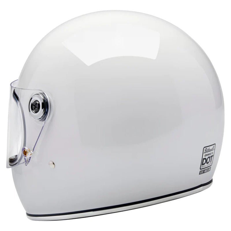Biltwell Gringo S ECE 22.06 Helmet - Gloss White