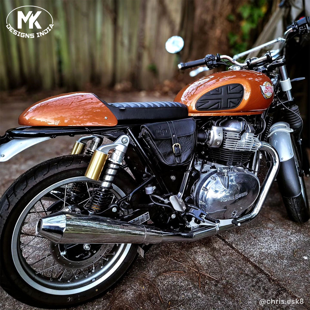 MK Designs Caferacer Seat and Cowl - Interceptor / GT 650