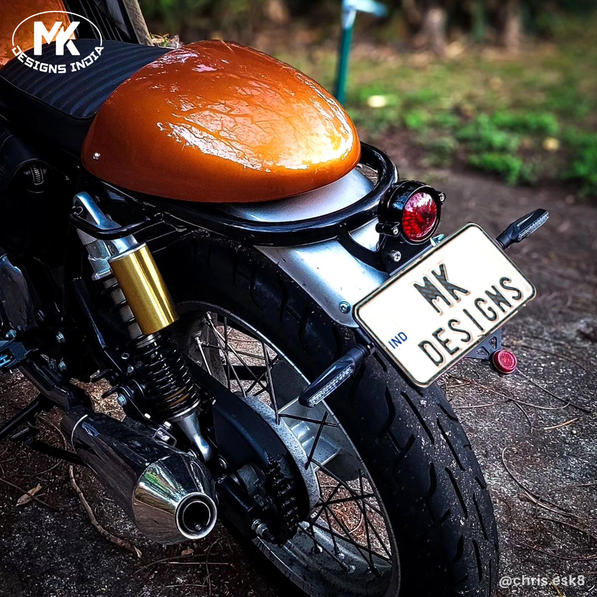 MK Designs Caferacer Seat and Cowl - Interceptor / GT 650