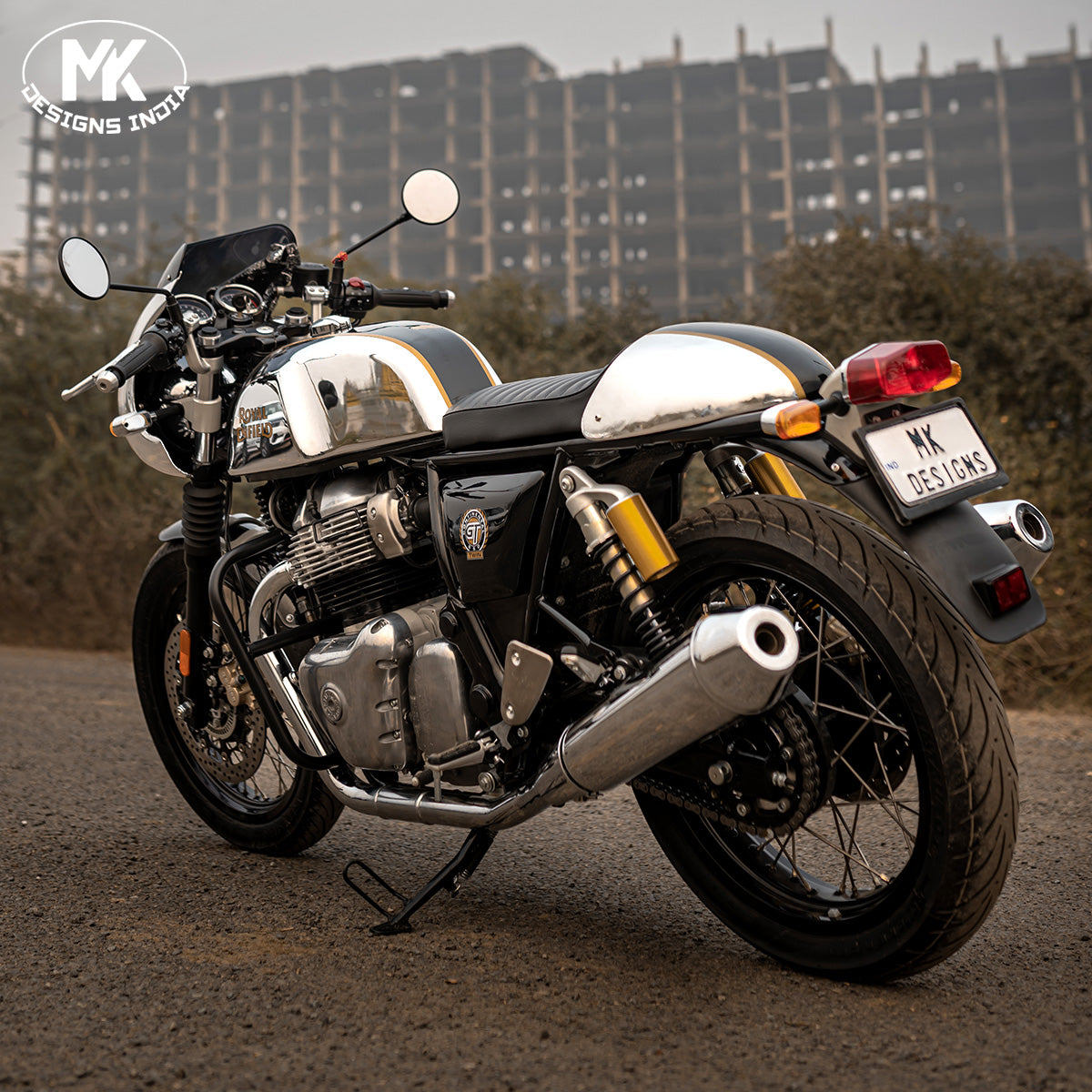MK Designs Caferacer Seat and Cowl - Interceptor / GT 650