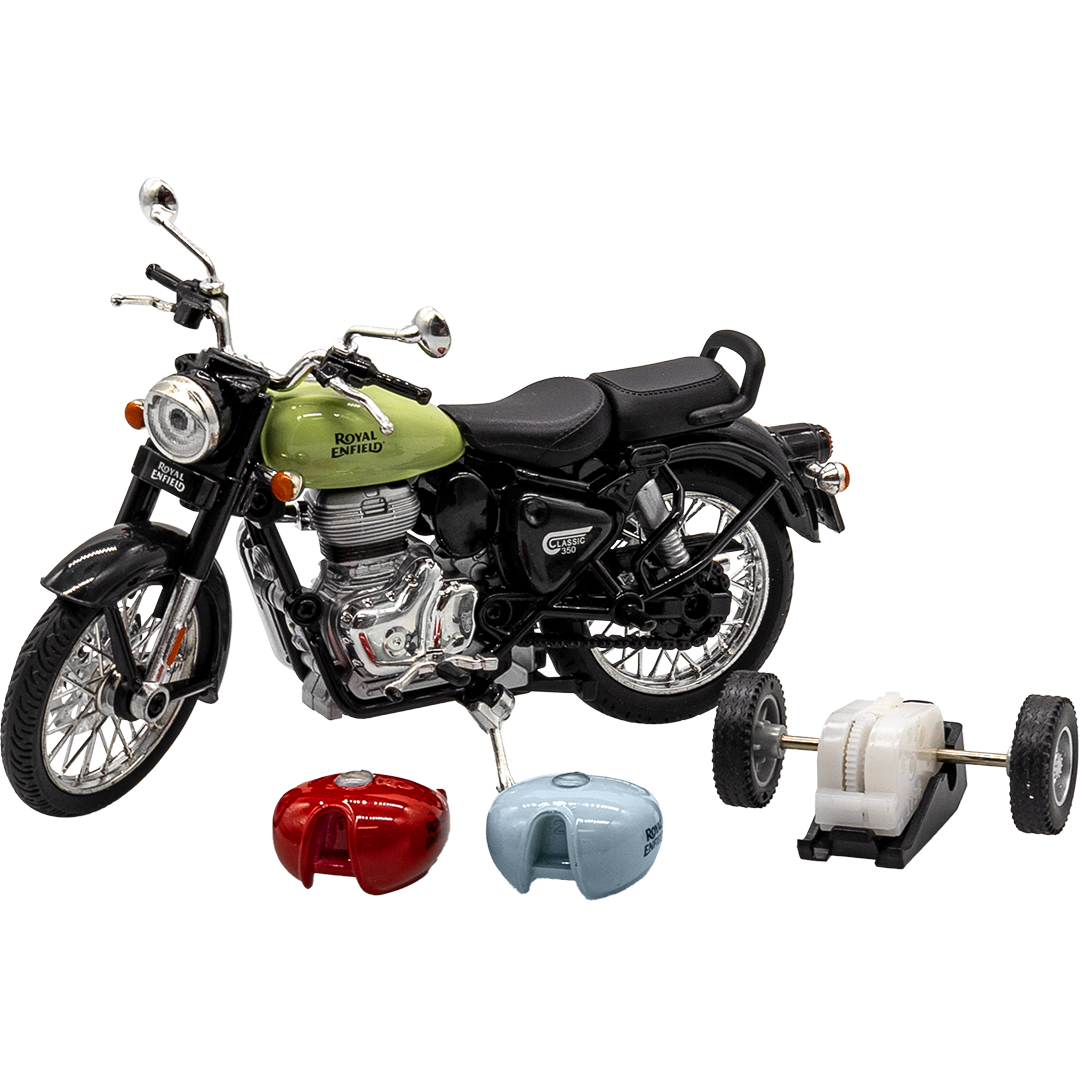 CENTY Toys Royal Enfield 1:15 Scale Diecast Motorcycle Model Replica