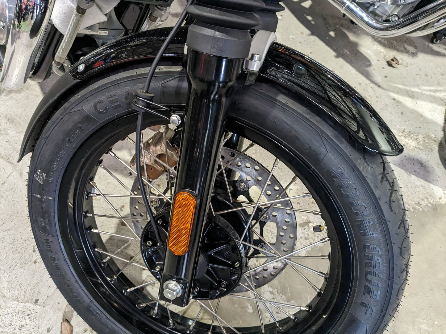 Front Mudguard Black - Interceptor 650 and GT 650