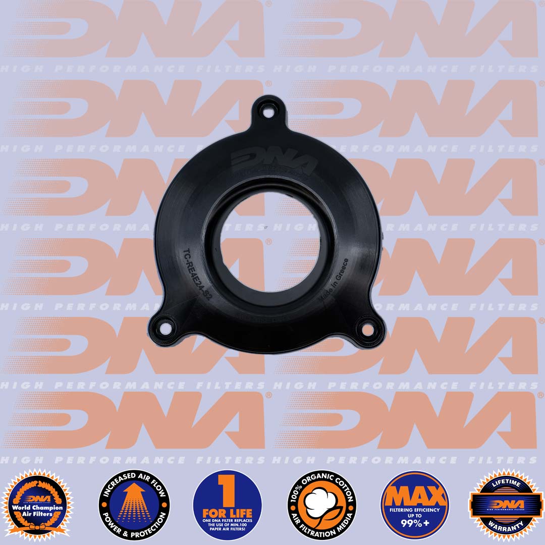 DNA High Performance Air Filter Compatible For Royal Enfield Himalayan 452 ( 2024) With EVA Seal, 98-99% Filtering Efficiency And 16.90% Increased Air Flow PN: R-RE4E24-01