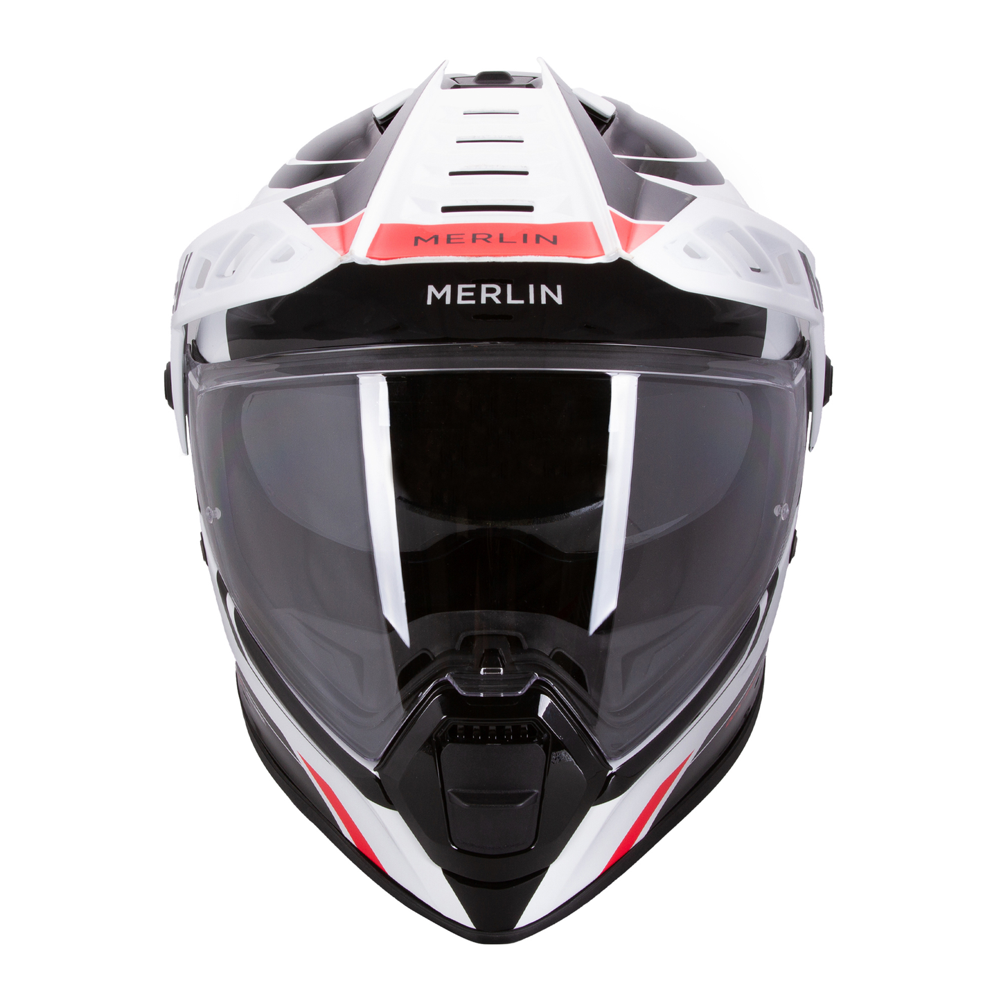Merlin TORRES BLOCK Helmet – White / Red