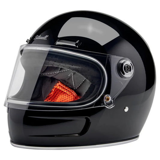 Biltwell Gringo SV ECE 22.06 Helmet - Gloss Black
