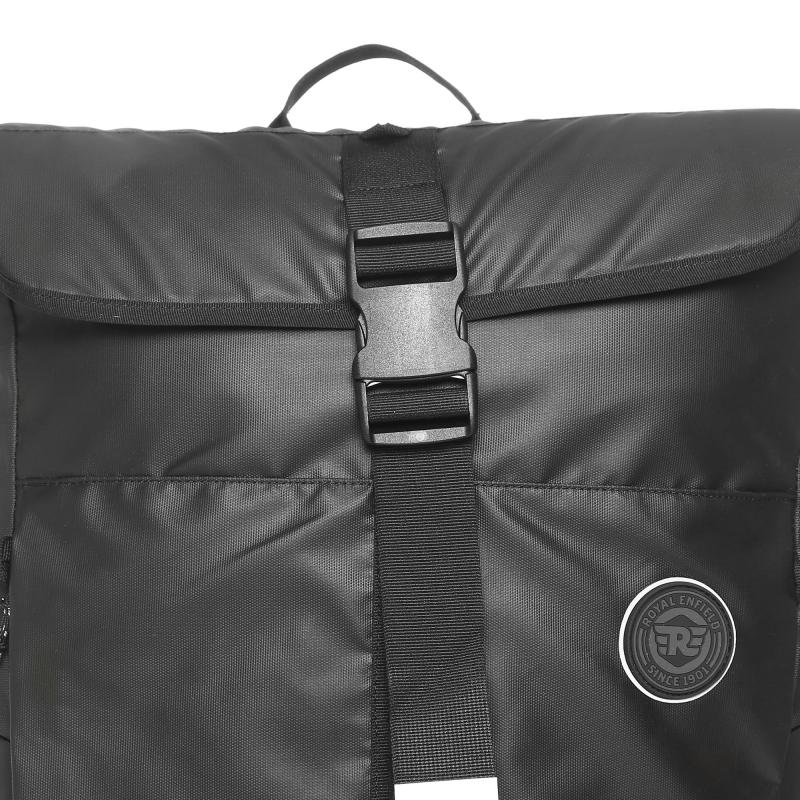 Royal Enfield Roll Top Backpack - Black