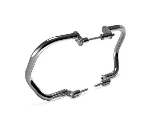 Compact Engine Guards - Silver - Bear / Interceptor / GT 650