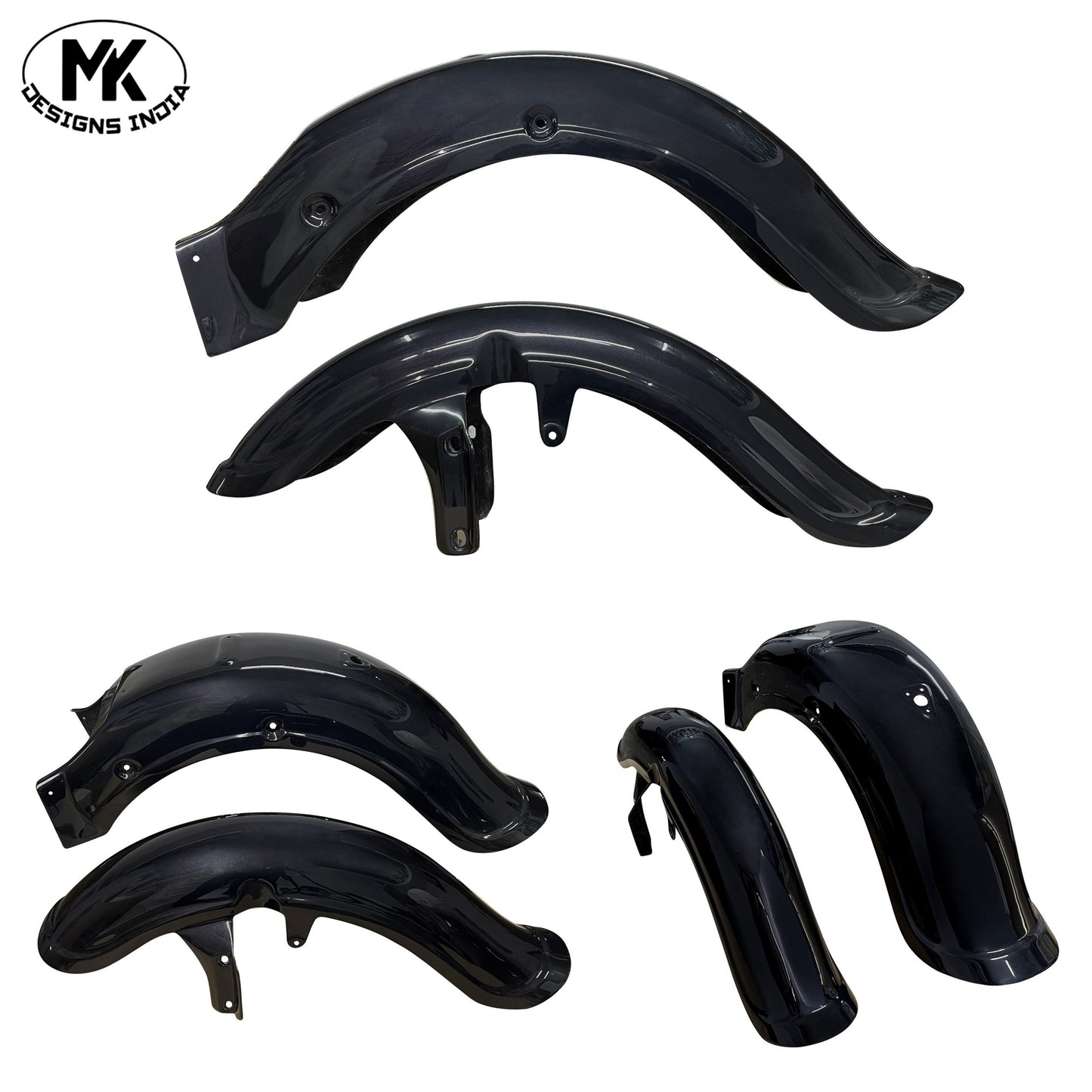 Bell Bottom Fenders - Super Meteor 650