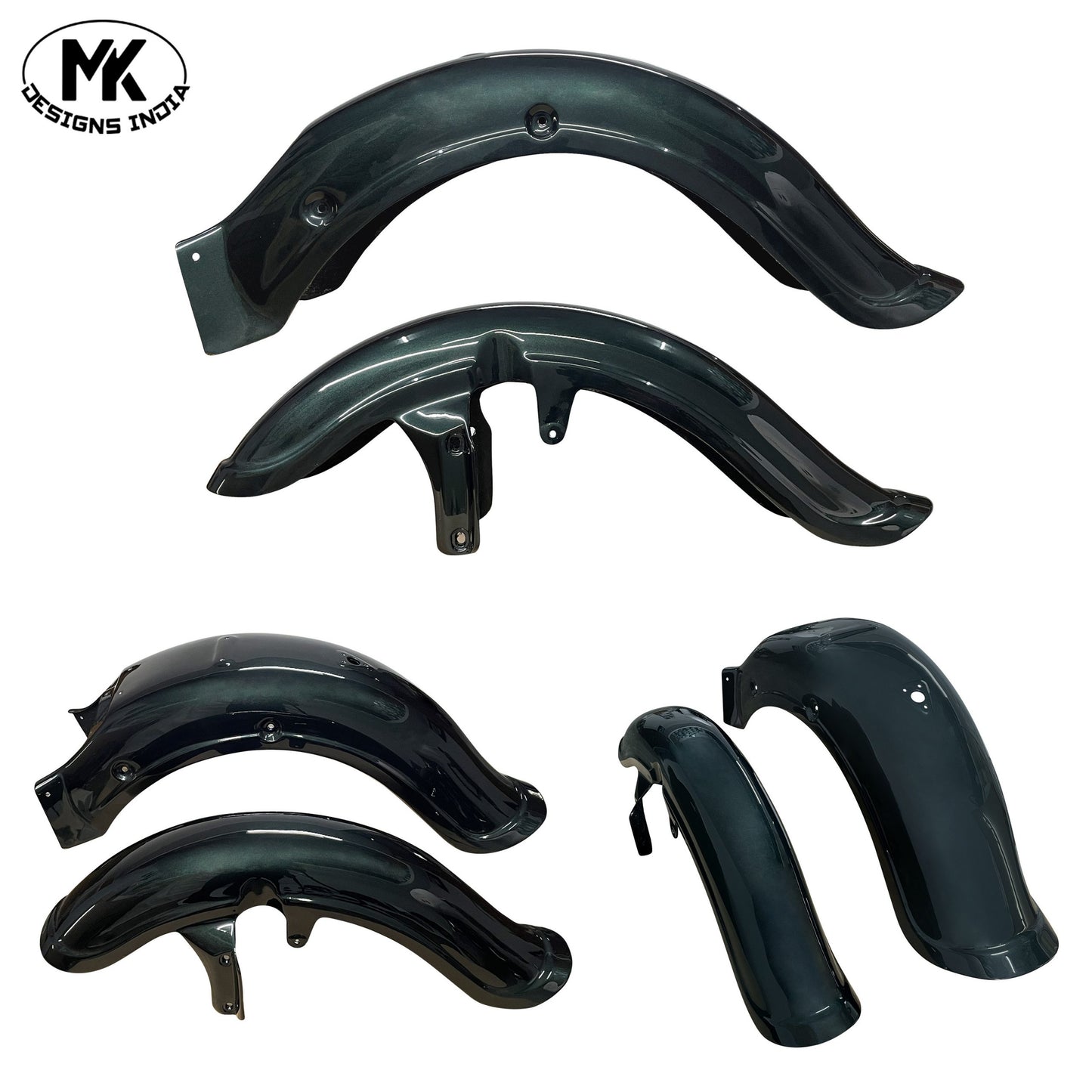 Bell Bottom Fenders - Super Meteor 650