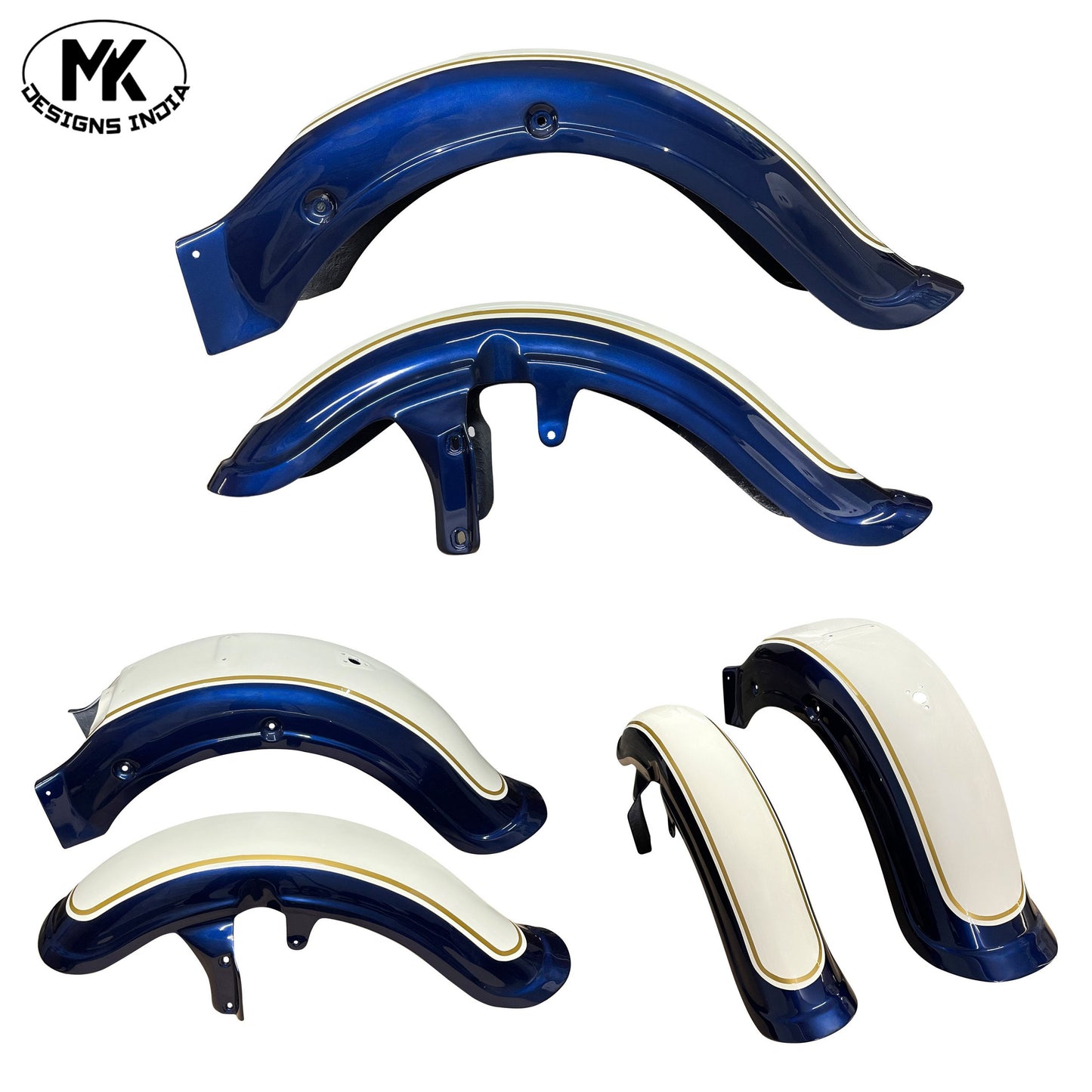Bell Bottom Fenders - Super Meteor 650