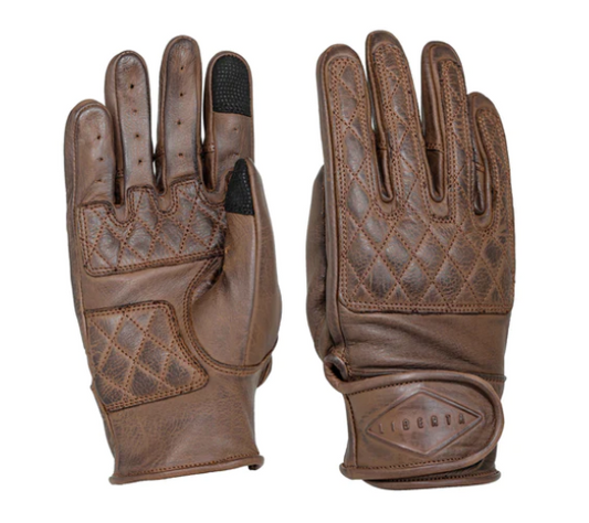 Liberta Kiwi Women's Motorcycle Gloves - Brown