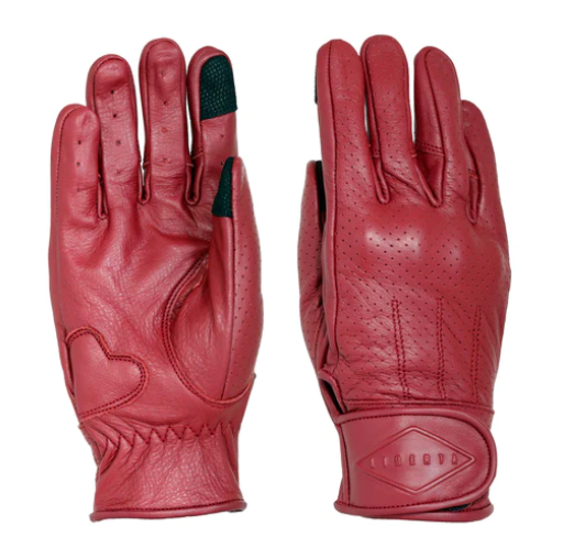 Liberta Bettle Women's Motorcycle Gloves - Red