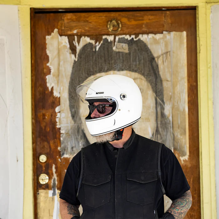 Biltwell Gringo SV ECE 22.06 Helmet - Gloss White