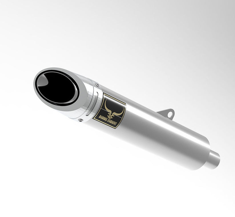 Barrel Exhaust and Decat Pipe Trail Chrome Meteor 350 Twisted