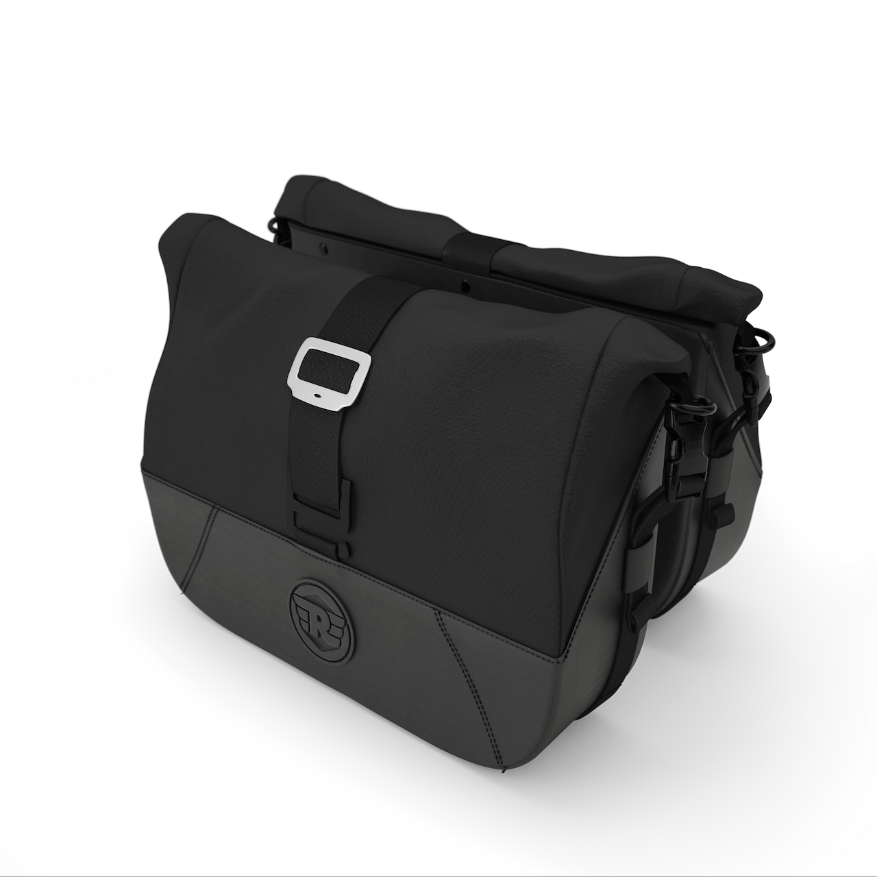 Black Soft Panniers - 650 Twins