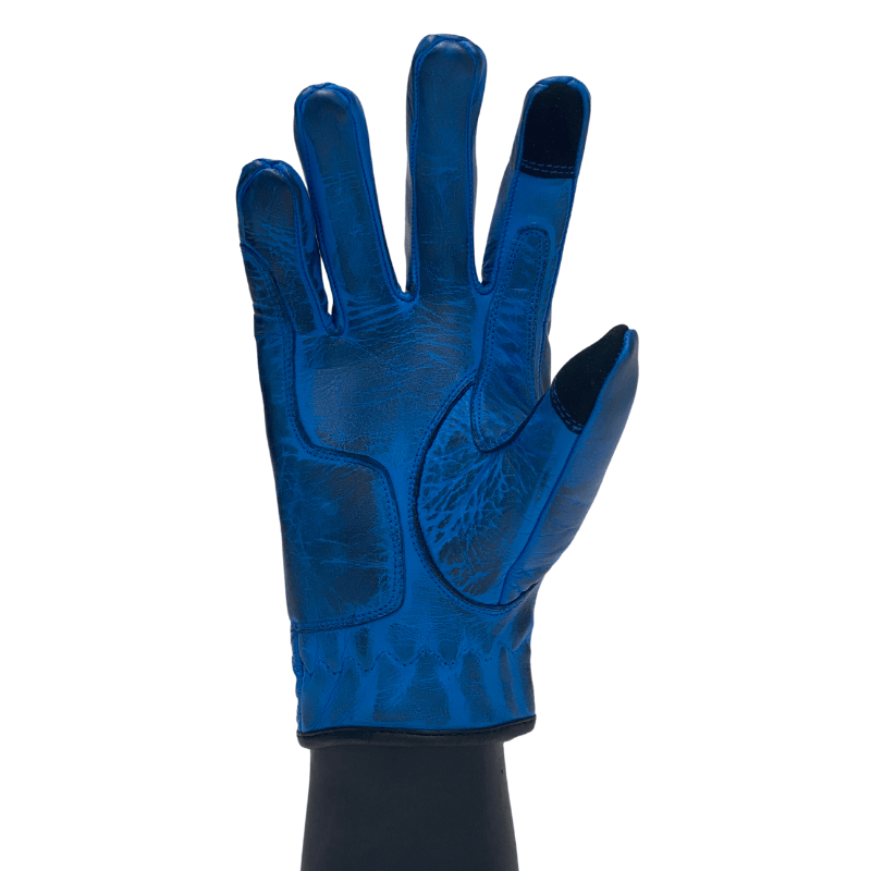 Cafe Quilted Leather Motorcycle Gloves Merla Moto
