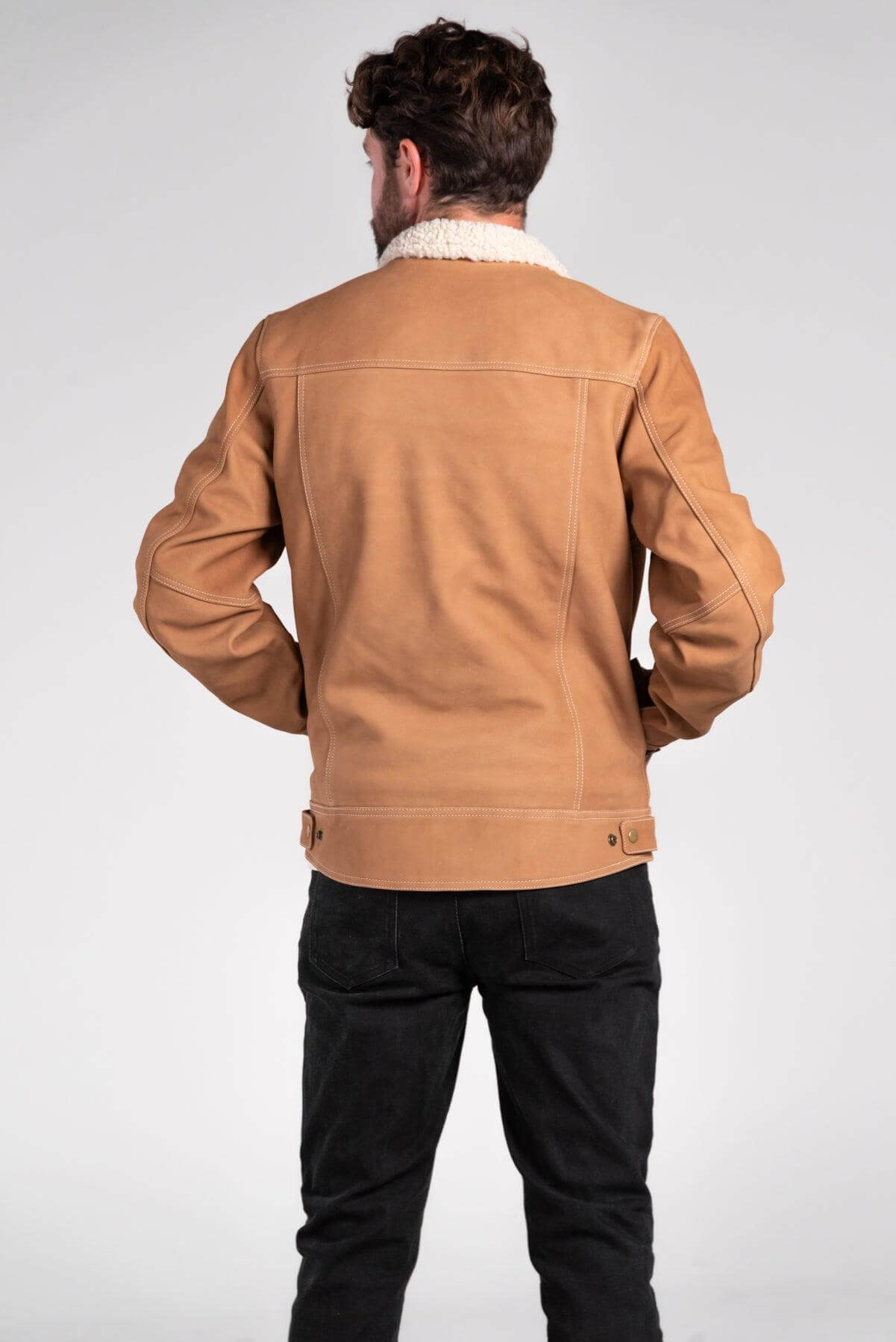 Byron Nubuck Leather Jacket Merla Moto