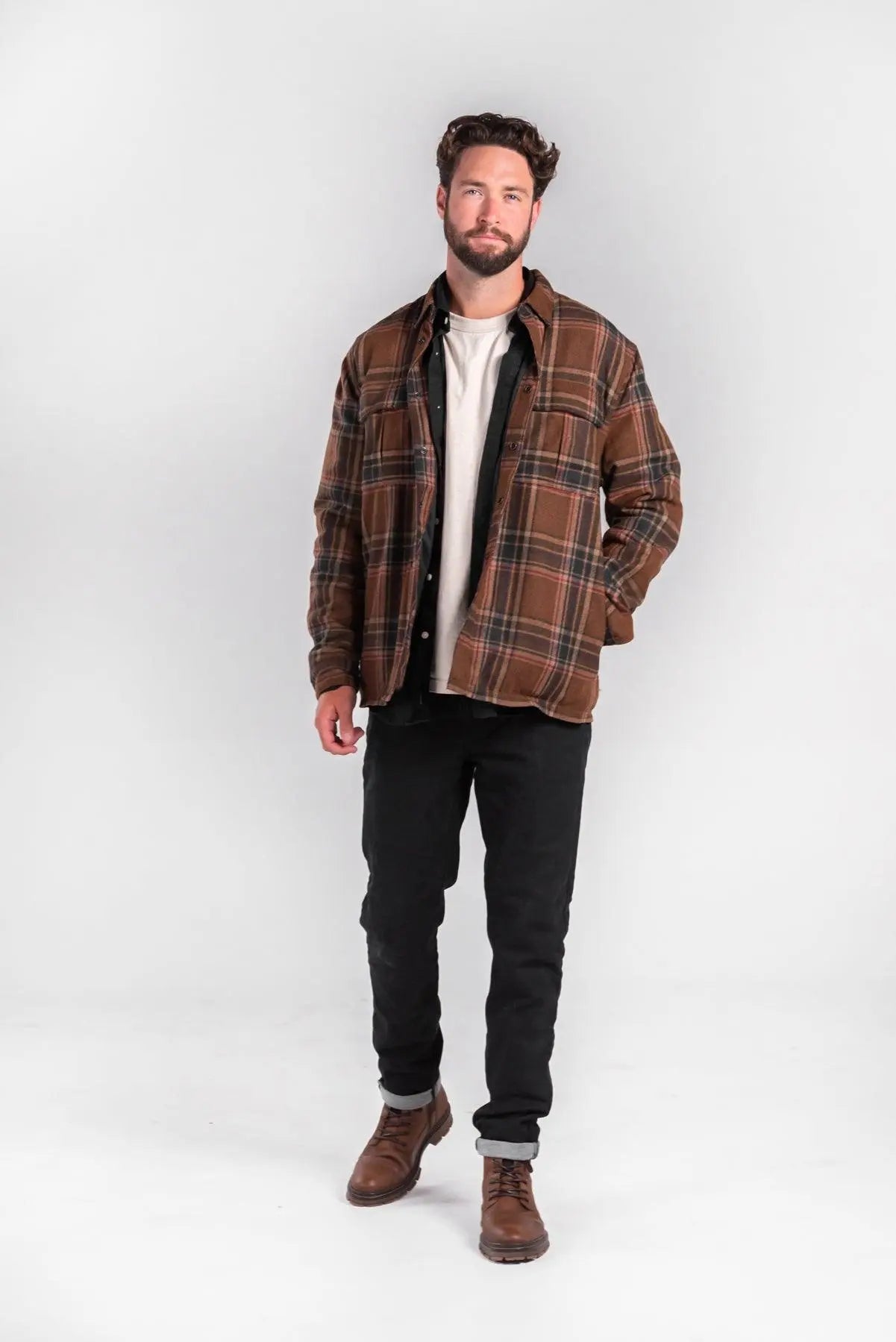 Premium Wool Checked Denver Jacket Merla Moto