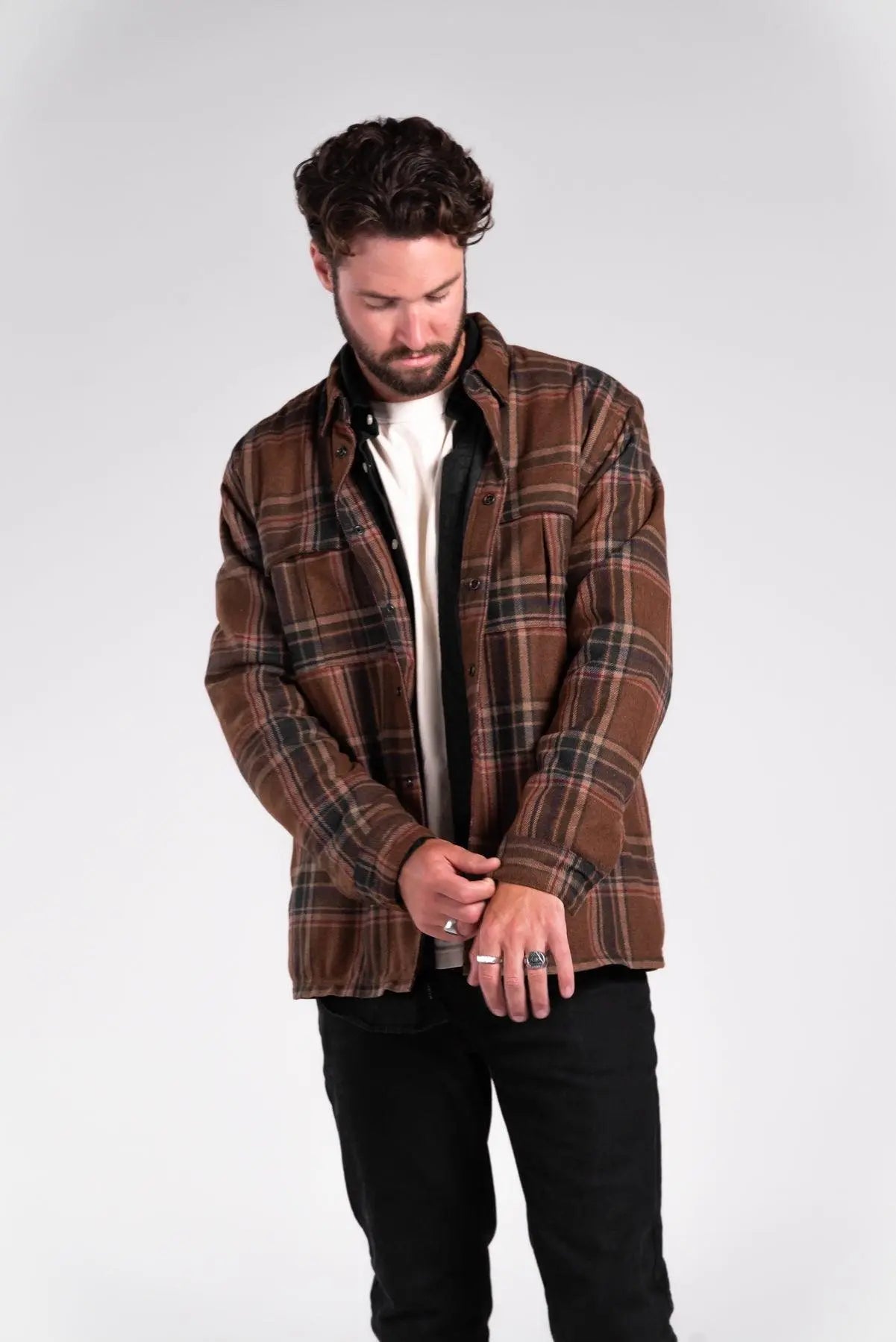 Classic checked wool Denver Jacket Merla Moto