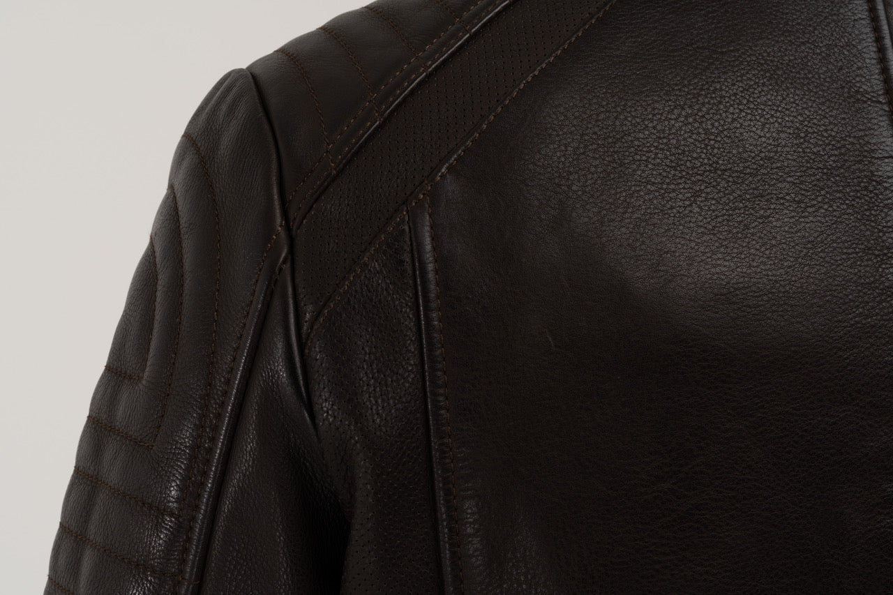 Wakefield Leather Motorcycle Jacket (Armoured)
