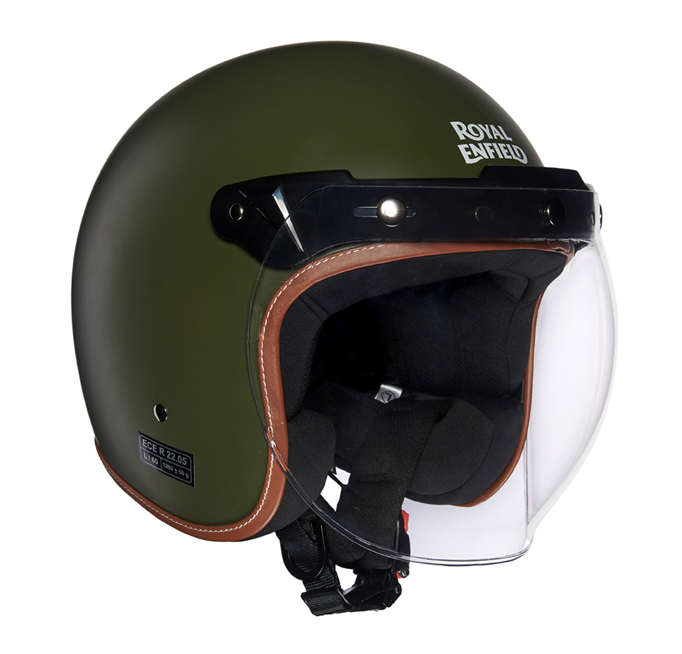 Open face online helmet royal enfield