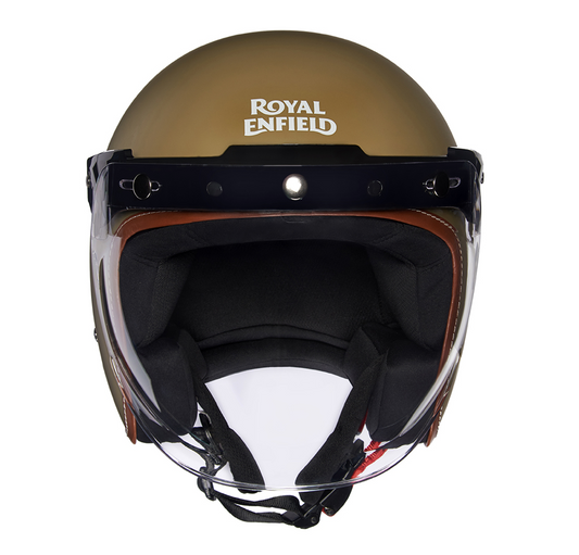 Royal Enfield Open Faced Jet Helmet - Desert Storm