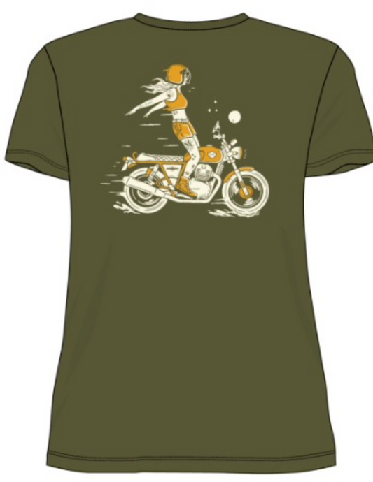 Royal Enfield Born to Ride T'shirt - Green