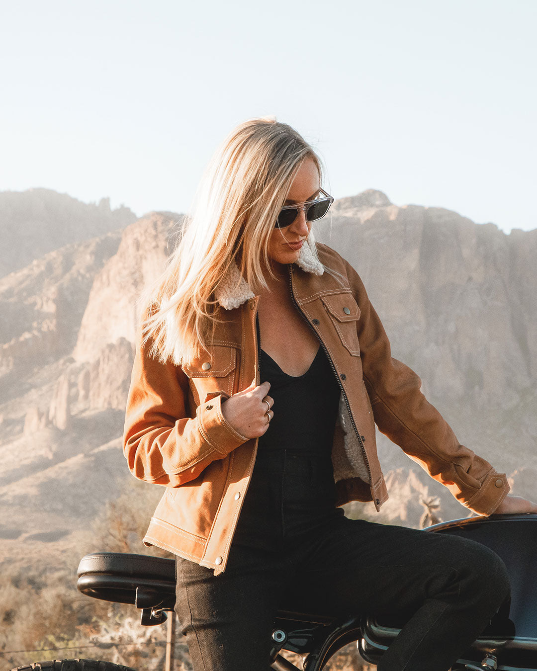 Dakota Nubuck Motorcycle Jacket (Armoured)