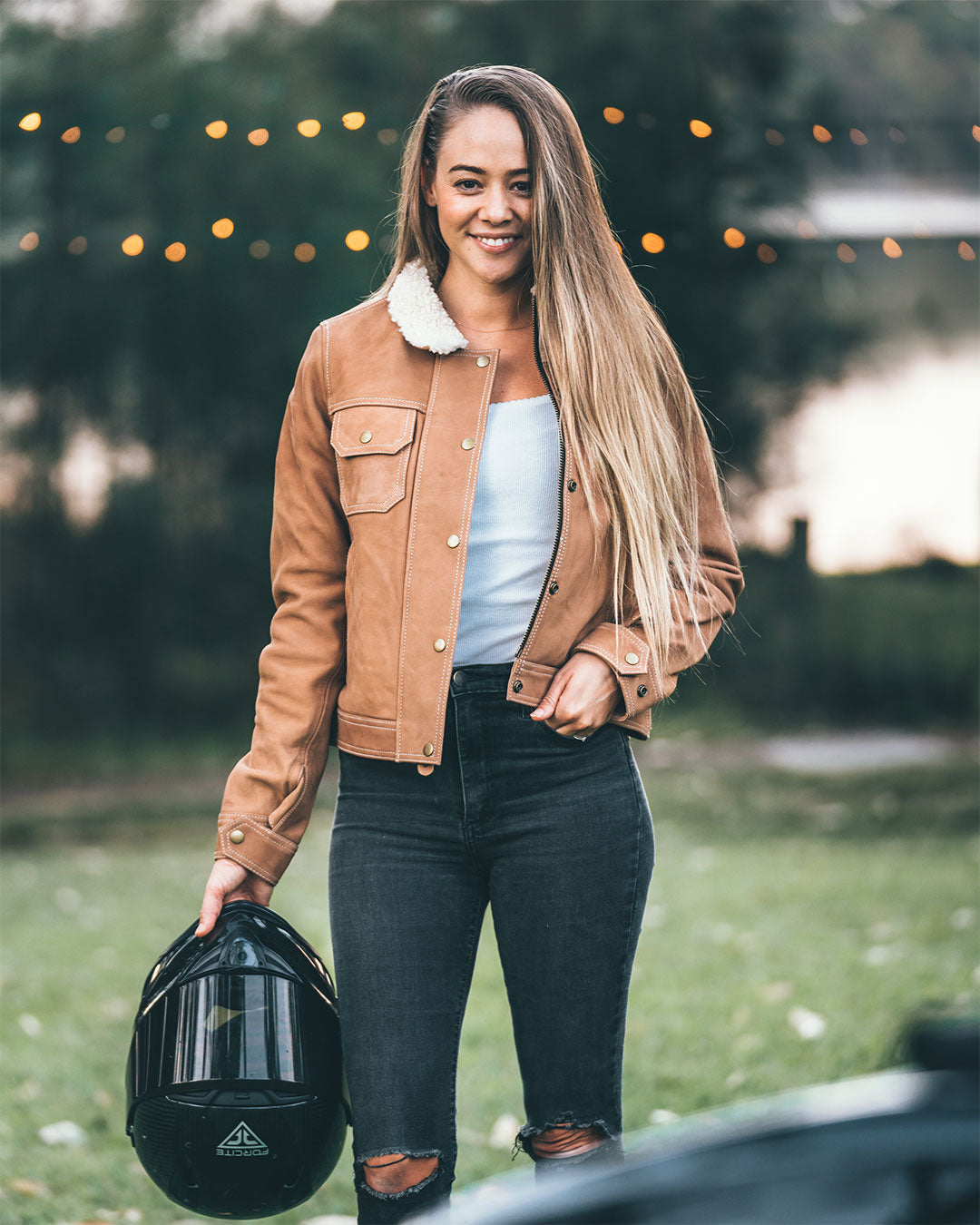 Dakota Nubuck Motorcycle Jacket (Armoured)